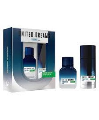 BENETTON  UNITED TOGETHER  FOR HIM (EDT 100ML + 150ML) NEW